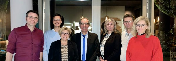 Foto: Foto: Der Vorstand des Fördervereins von links: Stefan Bellemann, Adrian Müller, Ulrike Bender, Uli R. Liebler, Katja Wiegand, Jens Fischer, Simone Groß